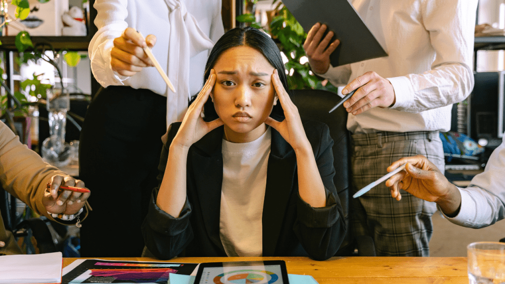 An Employee Feeling the Pressure in the Office - work-life balance for high achievers